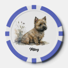 Niedliche Hundserkennung - Cairn Terrier Pokerchips