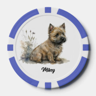 Niedliche Hundserkennung - Cairn Terrier Pokerchips