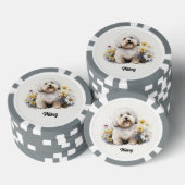 Niedliche Hundserkennung - Coton de Tulear Pokerchips (Stapel)