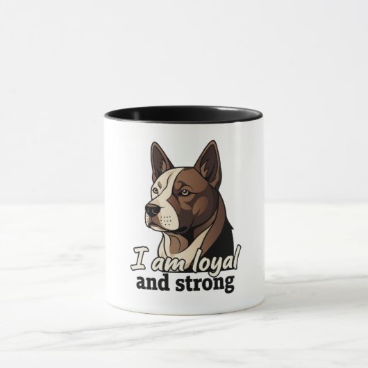 Niedliche Hundserkennung | Personalisierter Pet Lo Tasse (Zentrum)