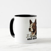 Niedliche Hundserkennung | Personalisierter Pet Lo Tasse (Vorderseite Links)