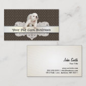 Niedliche Hundskarte Visitenkarte (Vorne/Hinten)