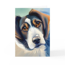 Niedliche Hundskizze für den Spaß am Geburtstag