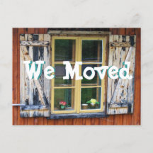 Niedliche Hütte, die wir umgezogen haben