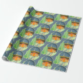 Niedliche Hütte Geschenkpapier (Ungerollt)