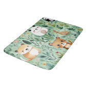 Niedliche Hütte Kern-Grünfeld Magnetische Rahmen Badematte (Schrägansicht)