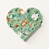 Niedliche Hütte Kern-Grünfeld Magnetische Rahmen Notizblock (Rückseite)