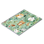 Niedliche Hütte Kern-Grünfeld Magnetische Rahmen Notizblock (Linke Seite)