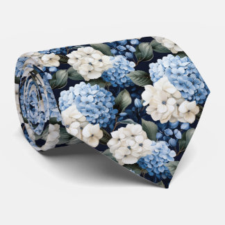 Niedliche Hydrangea-Blume Krawatte