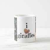 Niedliche, i-Herzgiraffen, w-Fotos der Mammas u. Kaffeetasse (Mittel)