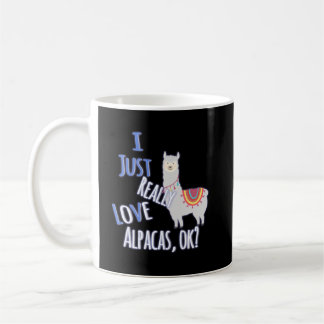 Niedliche ich einfach nur wirklich Alpacas Liebe, Kaffeetasse