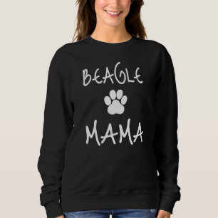 Niedliche Idee für Beagle Mama Mamas Frauen drucke Sweatshirt