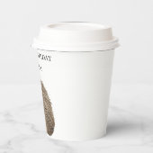 Niedliche Igel Geburtstag Pappbecher (Links)