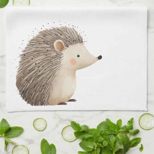 Niedliche Igel Geschirrtuch (Gefaltet)