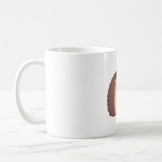 Niedliche Igel in der Liebe Kaffeetasse (Links)