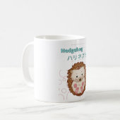 Niedliche Igel-Kawaii-Sammlung Kaffeetasse (Vorderseite Links)