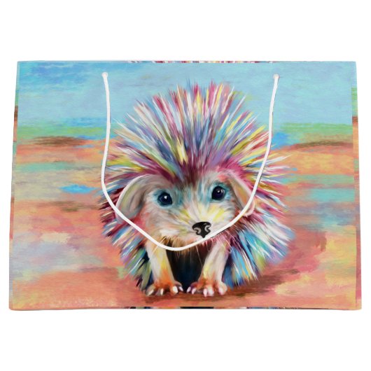 Niedliche Igel-Pasten Große Geschenktüte (Vorderseite)