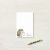 Niedliche Igel Post-it Klebezettel (Auf Schreibtisch)