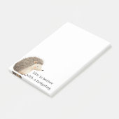 Niedliche Igel Post-it Klebezettel (angewinkelt)
