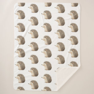 Niedliche Igel Sherpadecke
