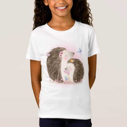 Niedliche Igel T-Shirt (Vorderseite)