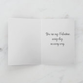 Niedliche Igel-Valentine-Faltenkarte Karte (Innenseite)