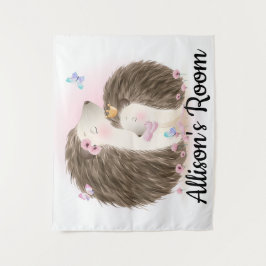 Niedliche Igel Wandteppich