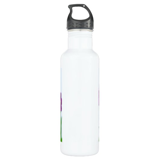 Niedliche Illustration der Familie Ladybug Trinkflasche (Rückseite)