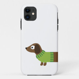 Niedliche Illustration der langen Dackel Case-Mate iPhone Hülle