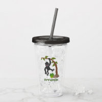 Niedliche Illustration des Baby Gorilla Cartoon