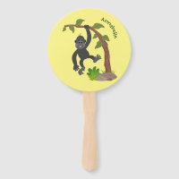 Niedliche Illustration des Baby Gorilla Cartoon