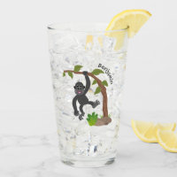 Niedliche Illustration des Baby Gorilla Cartoon