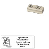 Niedliche Illustration des Baby Gorilla Cartoon Gummistempel (Stempel)