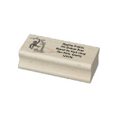 Niedliche Illustration des Baby Gorilla Cartoon Gummistempel (Stempel)