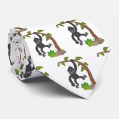 Niedliche Illustration des Baby Gorilla Cartoon Krawatte (Gerollt)