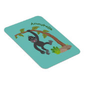 Niedliche Illustration des Baby Gorilla Cartoon Magnet (Rechte Seite)