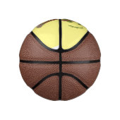 Niedliche Illustration des Baby Gorilla Cartoon Mini Basketball (Rechts)