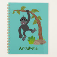 Niedliche Illustration des Baby Gorilla Cartoon