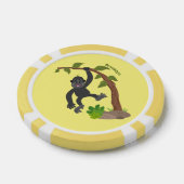 Niedliche Illustration des Baby Gorilla Cartoon Pokerchips (Einzeln)