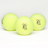 Niedliche Illustration des Baby Gorilla Cartoon Tennisbälle (Multi)