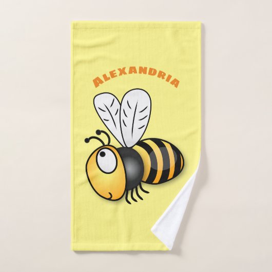 Niedliche Illustration des beglückten Cartoon Badhandtuch Set (Handtuch)