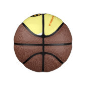 Niedliche Illustration des beglückten Cartoon Mini Basketball (Rechts)