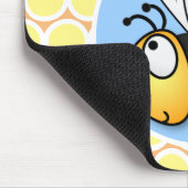 Niedliche Illustration des beglückten Cartoon Mousepad (Ecke)