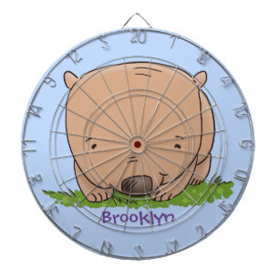 Niedliche Illustration des Cartoon Dartscheibe