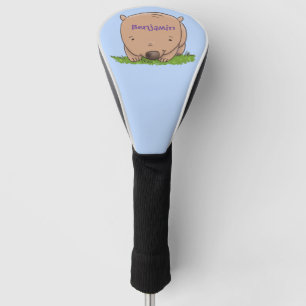 Niedliche Illustration des Cartoon Golf Headcover