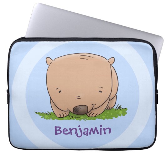 Niedliche Illustration des Cartoon Laptopschutzhülle (Vorderseite)