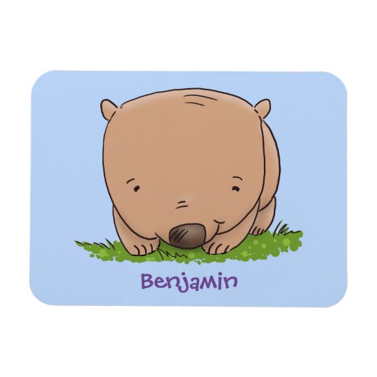 Niedliche Illustration des Cartoon Magnet (Horizontal)