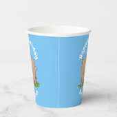 Niedliche Illustration des Cartoon Pappbecher (Rechts)