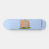 Niedliche Illustration des Cartoon Skateboard (Horizontal)