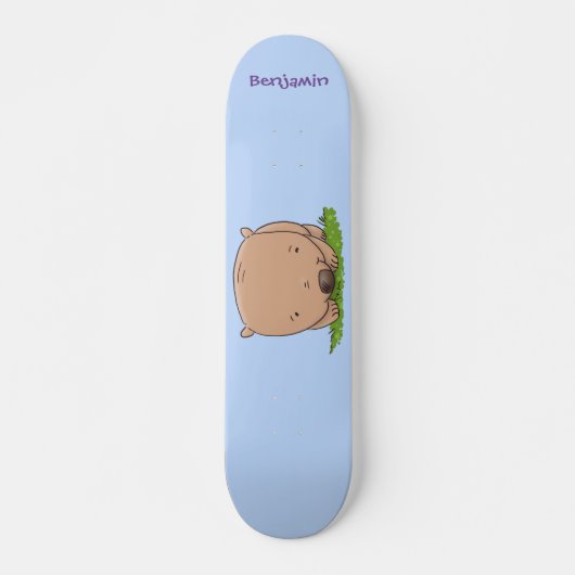 Niedliche Illustration des Cartoon Skateboard (Vorne)